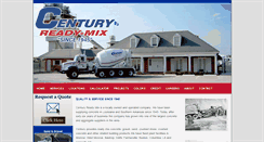 Desktop Screenshot of centuryreadymix.com